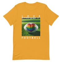 SOFT and comfy t-shirt - "FOOTBALL WITH HEART"