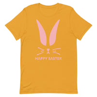 Unisex t-shirt feels soft and lightweight. HAPPYEASTER"