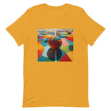 Unisex t-shirt feels soft and lightweight "COLORFUL BASKETBALL"