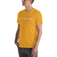 100% cotton T-Shirt  "LEAVE ME ALONE"