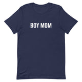 Unisex t-shirt feels soft and lightweight "BOY MOM"