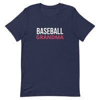 Unisex t-shirt feels soft and lightweight "BASEBALL GRANDMA"