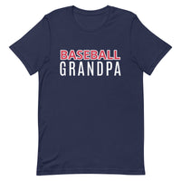 Unisex t-shirt feels soft and lightweight "BASEBALL GRANDPA"