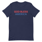 Unisex t-shirt feels soft and lightweight "GOD BLESS AMERICA"