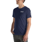 Unisex t-shirt feels soft and lightweight "DAD"