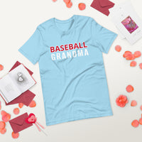 Unisex t-shirt feels soft and lightweight "BASEBALL GRANDMA"