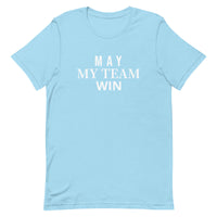 Soft and lightweight t-shirt  "MAY MY TEAM WIN"