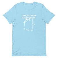 Lightweight cotton t-shirt  "I'M JUST HERE FOR THE BOOS"