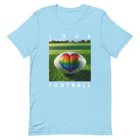 SOFT and comfy t-shirt - "FOOTBALL WITH HEART"