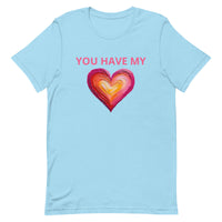 Soft and lightweight t-shirt "HEART"