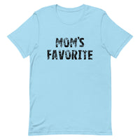 Unisex t-shirt feels soft and lightweight "MOM'S FAVORITE"