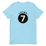 Unisex t-shirt feels soft and lightweight "NUMBER 7"