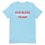 Unisex t-shirt feels soft and lightweight "GOD BLESS TRUMP"