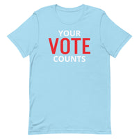 Unisex t-shirt feels soft and lightweight "VOTE"