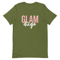 Soft and lightweight t-shirt with a little stretch "GLAM DIEGO"