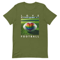 SOFT and comfy t-shirt - "FOOTBALL WITH HEART"