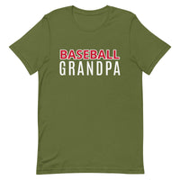 Unisex t-shirt feels soft and lightweight "BASEBALL GRANDPA"