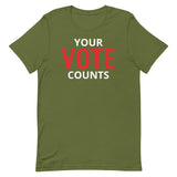 Unisex t-shirt feels soft and lightweight "VOTE"