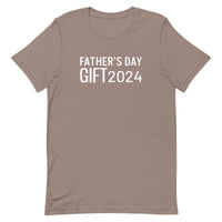 Unisex t-shirt feels soft and lightweight "FATHER'S DAY GIFT 2025"