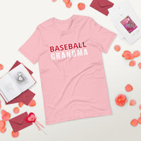 Unisex t-shirt feels soft and lightweight "BASEBALL GRANDMA"