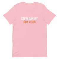 This t-shirt is soft and lightweight, with the right amount of stretch. It's comfortable and flattering for all.  "STEVE GARVEY FAN CLUB"