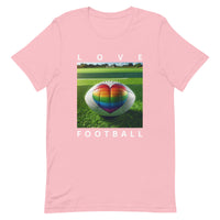 SOFT and comfy t-shirt - "FOOTBALL WITH HEART"