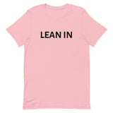 Unisex t-shirt feels soft and lightweight "LEAN IN"