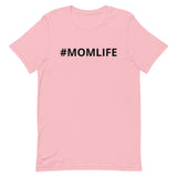 100% Cotton Short Sleeve Jersey T-Shirt "#MOMLIFE"