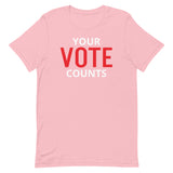 Unisex t-shirt feels soft and lightweight "VOTE"