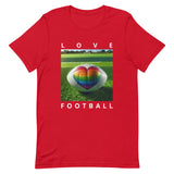 SOFT and comfy t-shirt - "FOOTBALL WITH HEART"