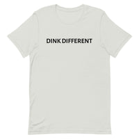 Unisex t-shirt feels soft and lightweight "DINK DIFFERENT"