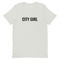 Unisex t-shirt feels soft and lightweight "CITY GIRL"