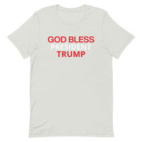 Unisex t-shirt feels soft and lightweight "GOD BLESS TRUMP"