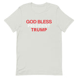 Unisex t-shirt feels soft and lightweight "GOD BLESS TRUMP"