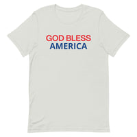 Unisex t-shirt feels soft and lightweight "GOD BLESS AMERICA"