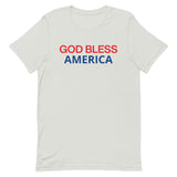 Unisex t-shirt feels soft and lightweight "GOD BLESS AMERICA"