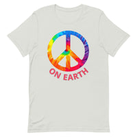 Unisex t-shirt feels soft and lightweight "PEACE ON EARTH"