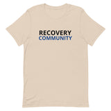 Unisex t-shirt feels soft and lightweight "RECOVERY COMMUNITY"