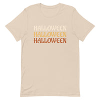 Unisex t-shirt feels soft and lightweight "HALLOWEEN"