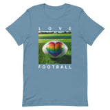 SOFT and comfy t-shirt - "FOOTBALL WITH HEART"