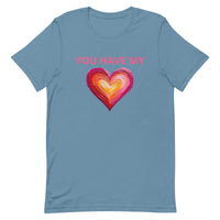 Soft and lightweight t-shirt "HEART"