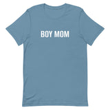 Unisex t-shirt feels soft and lightweight "BOY MOM"