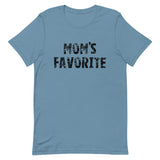 Unisex t-shirt feels soft and lightweight "MOM'S FAVORITE"