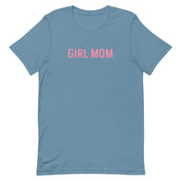 Unisex t-shirt feels soft and lightweight "GIRL MOM"