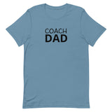 Unisex t-shirt feels soft and lightweight "COACH DAD"