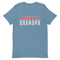 Unisex t-shirt feels soft and lightweight "BASEBALL GRANDPA"