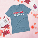 Unisex t-shirt feels soft and lightweight "BASEBALL GRANDMA"