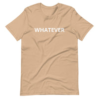 Lightweight cotton t-shirt  "WHATEVER"