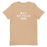 Soft and lightweight t-shirt  "MAY MY TEAM WIN"