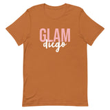 Soft and lightweight t-shirt with a little stretch "GLAM DIEGO"